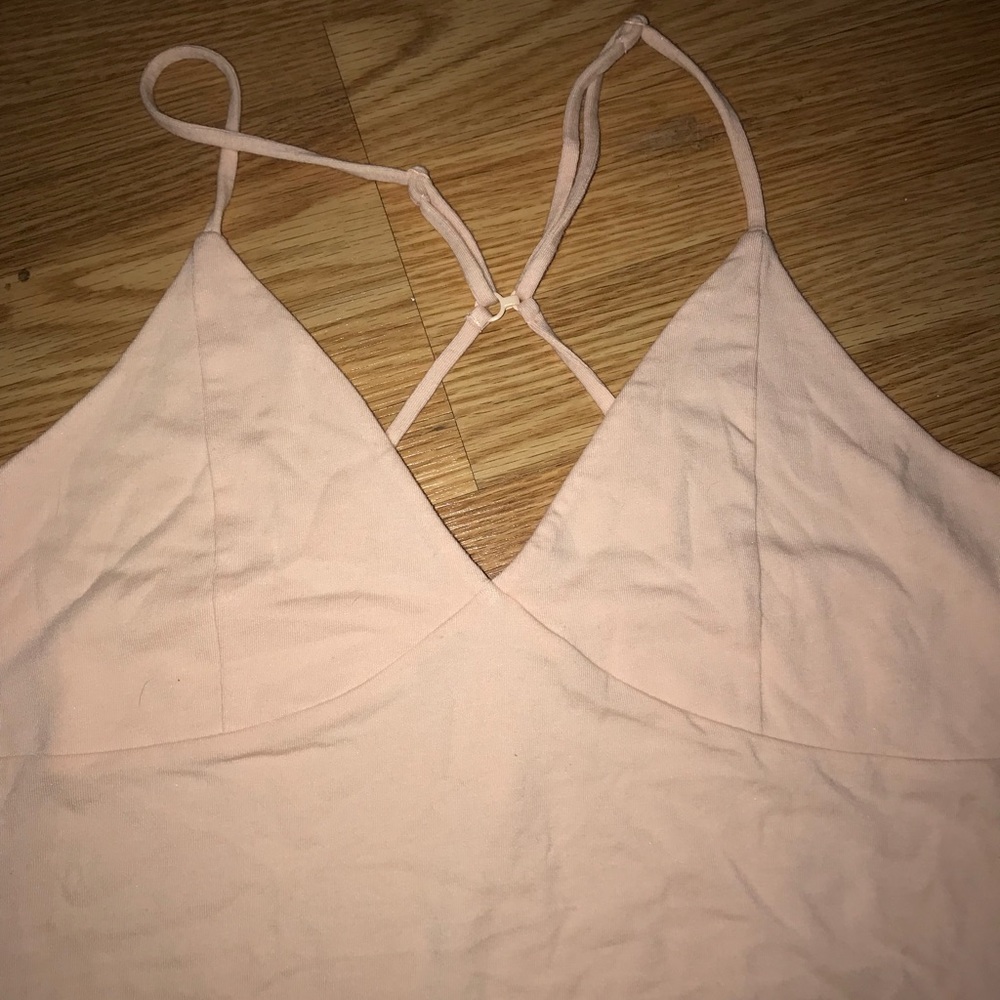 blush colored bodysuit